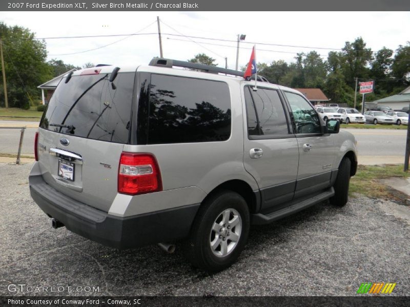 Silver Birch Metallic / Charcoal Black 2007 Ford Expedition XLT