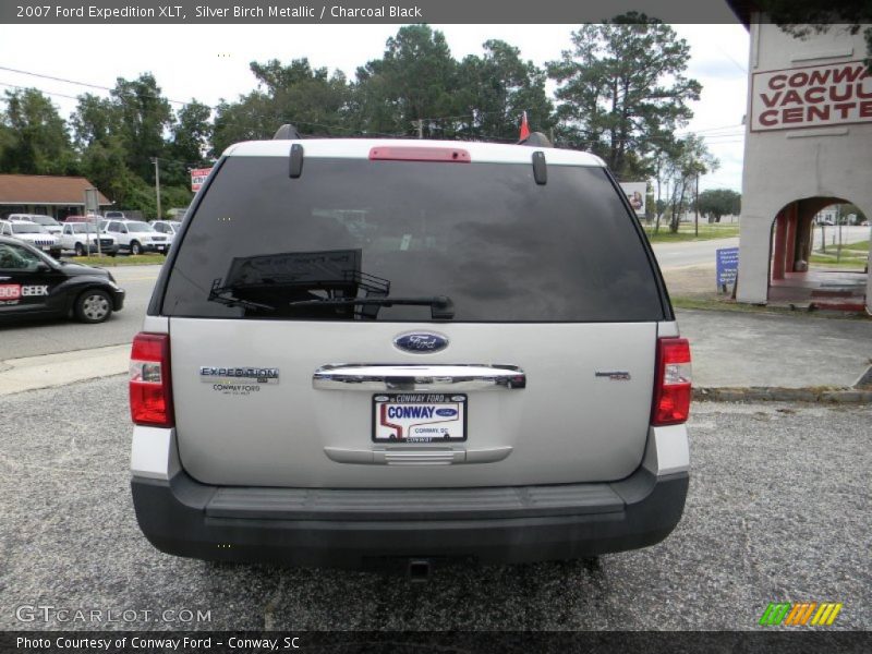 Silver Birch Metallic / Charcoal Black 2007 Ford Expedition XLT