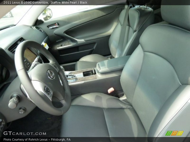  2011 IS 250C Convertible Black Interior