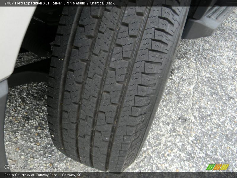 Silver Birch Metallic / Charcoal Black 2007 Ford Expedition XLT