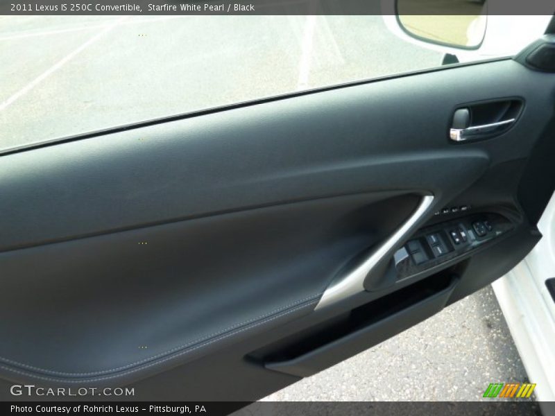Starfire White Pearl / Black 2011 Lexus IS 250C Convertible