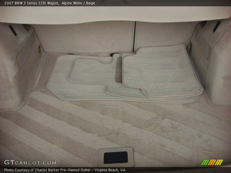 Alpine White / Beige 2007 BMW 3 Series 328i Wagon