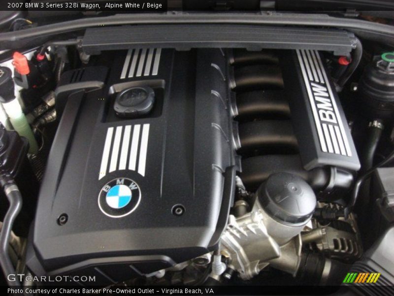 Alpine White / Beige 2007 BMW 3 Series 328i Wagon