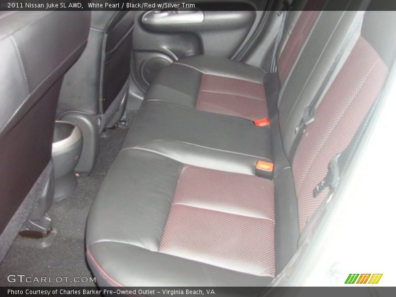 White Pearl / Black/Red w/Silver Trim 2011 Nissan Juke SL AWD