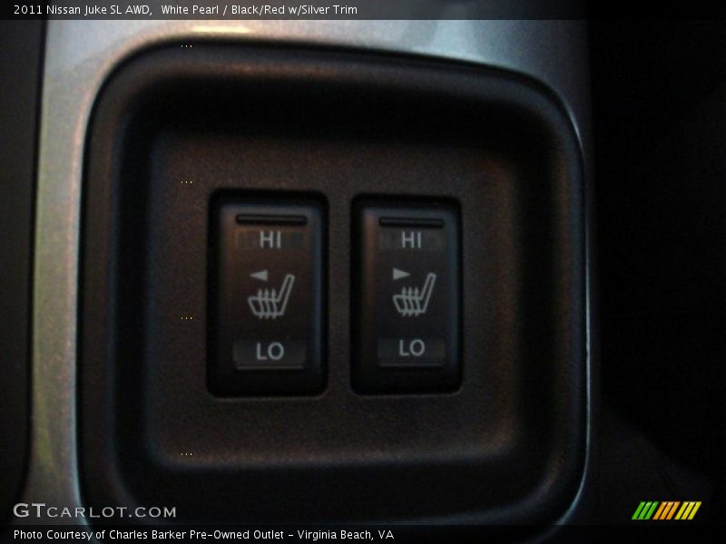 White Pearl / Black/Red w/Silver Trim 2011 Nissan Juke SL AWD