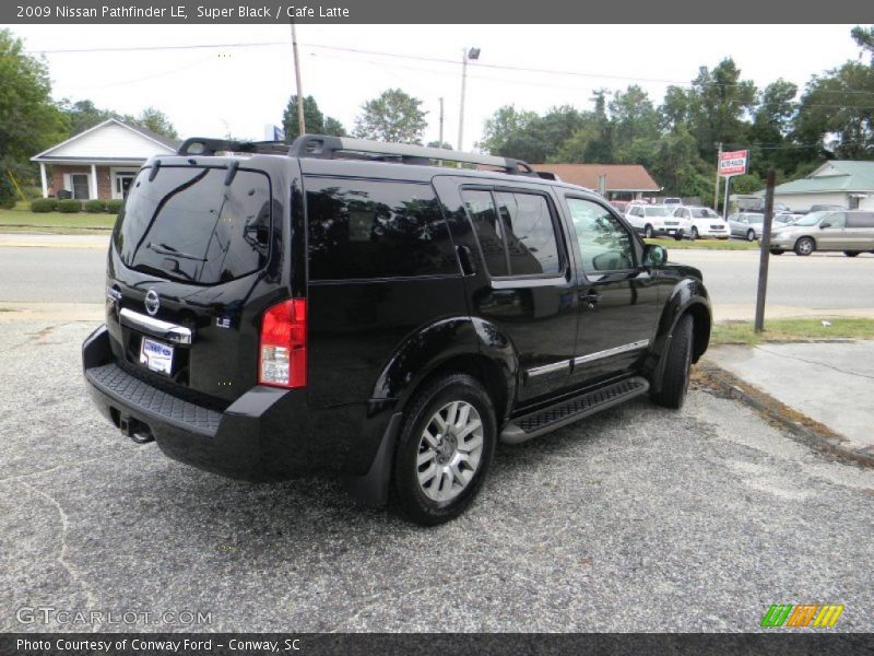 Super Black / Cafe Latte 2009 Nissan Pathfinder LE