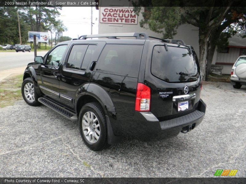 Super Black / Cafe Latte 2009 Nissan Pathfinder LE