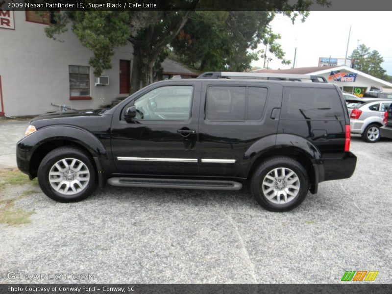 Super Black / Cafe Latte 2009 Nissan Pathfinder LE