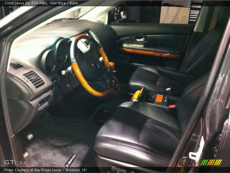Flint Mica / Black 2008 Lexus RX 350 AWD