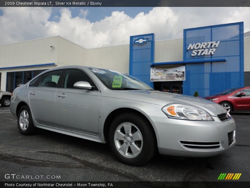Silver Ice Metallic / Ebony 2009 Chevrolet Impala LT