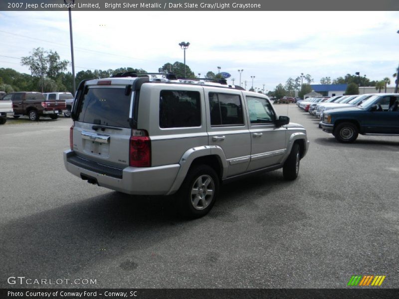 Bright Silver Metallic / Dark Slate Gray/Light Graystone 2007 Jeep Commander Limited