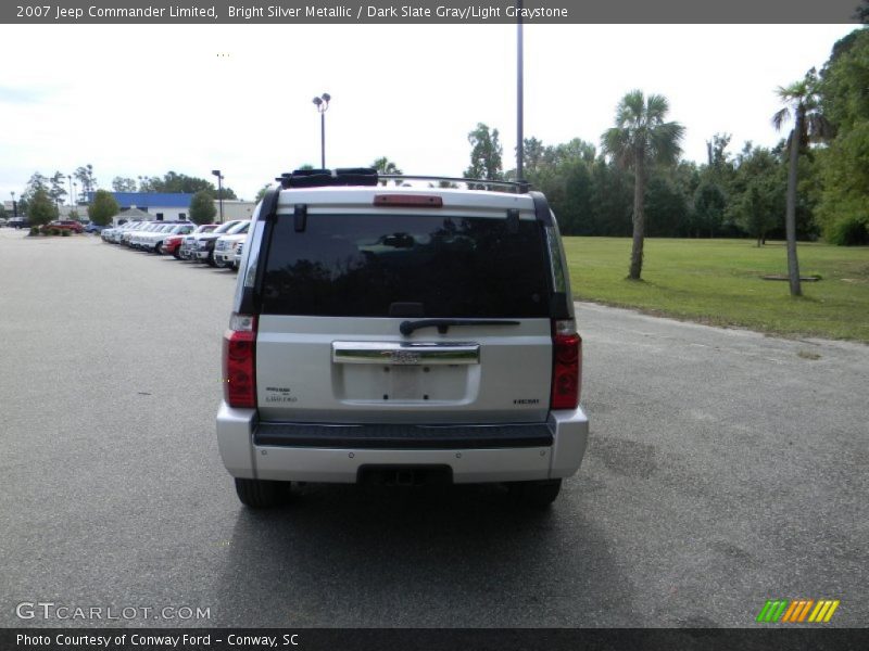 Bright Silver Metallic / Dark Slate Gray/Light Graystone 2007 Jeep Commander Limited