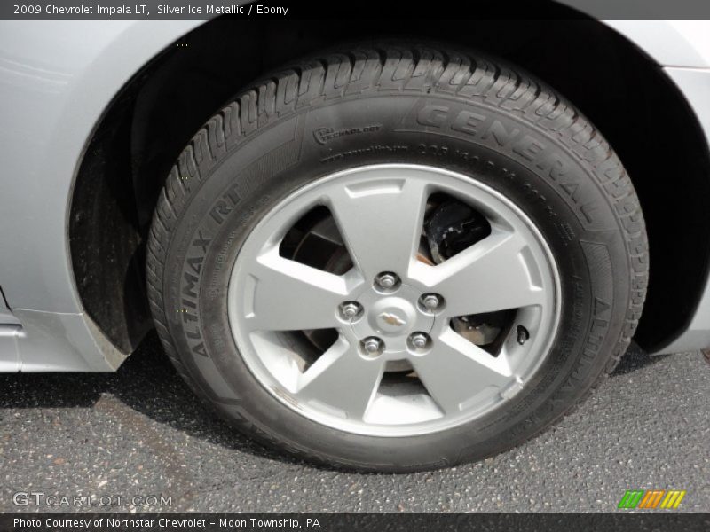 Silver Ice Metallic / Ebony 2009 Chevrolet Impala LT