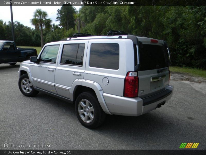 Bright Silver Metallic / Dark Slate Gray/Light Graystone 2007 Jeep Commander Limited