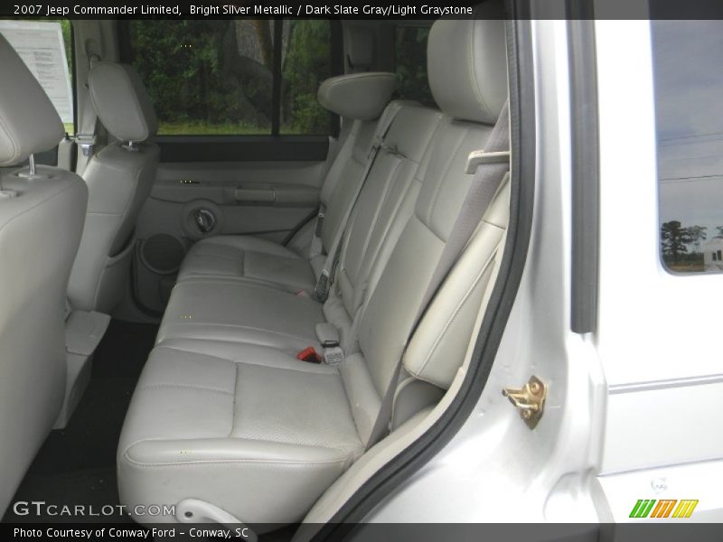Bright Silver Metallic / Dark Slate Gray/Light Graystone 2007 Jeep Commander Limited