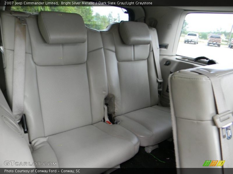 Bright Silver Metallic / Dark Slate Gray/Light Graystone 2007 Jeep Commander Limited