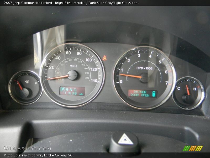 2007 Commander Limited Limited Gauges