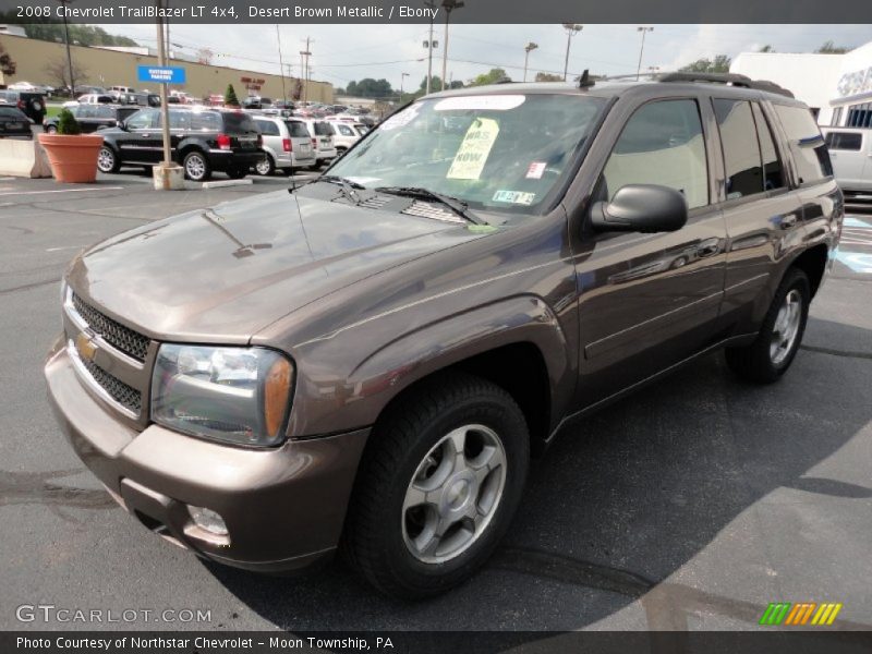 Desert Brown Metallic / Ebony 2008 Chevrolet TrailBlazer LT 4x4