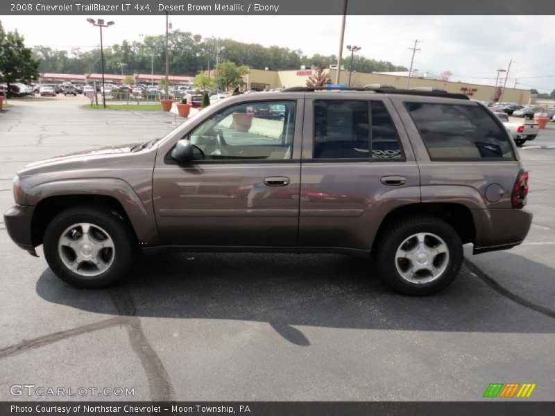 Desert Brown Metallic / Ebony 2008 Chevrolet TrailBlazer LT 4x4