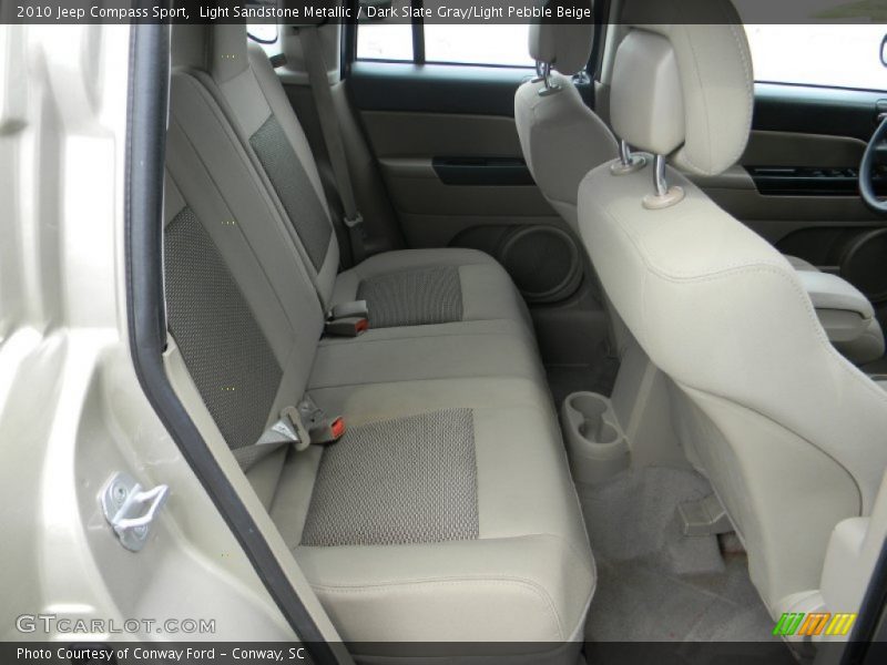 Light Sandstone Metallic / Dark Slate Gray/Light Pebble Beige 2010 Jeep Compass Sport