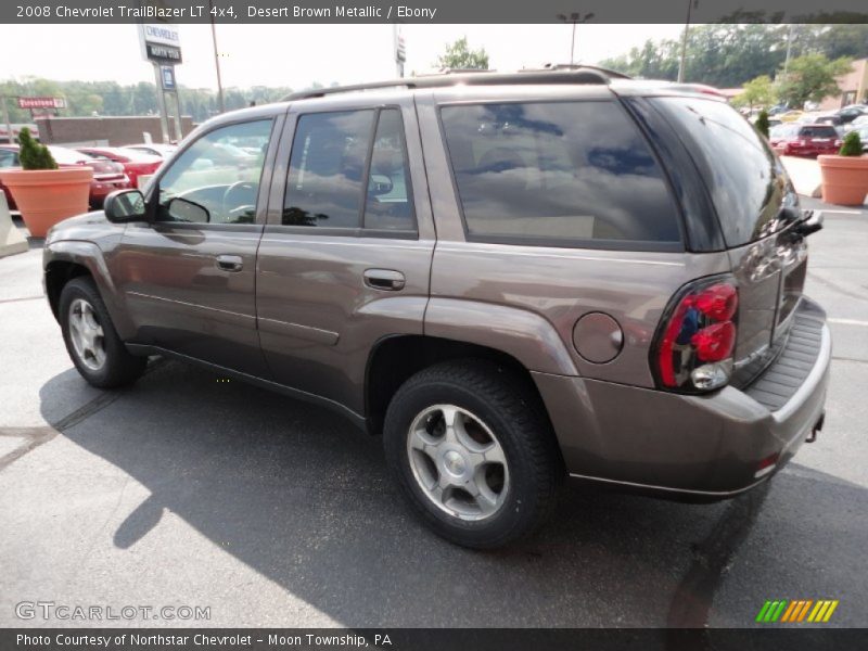 Desert Brown Metallic / Ebony 2008 Chevrolet TrailBlazer LT 4x4