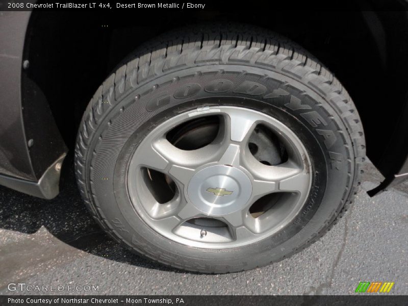 Desert Brown Metallic / Ebony 2008 Chevrolet TrailBlazer LT 4x4