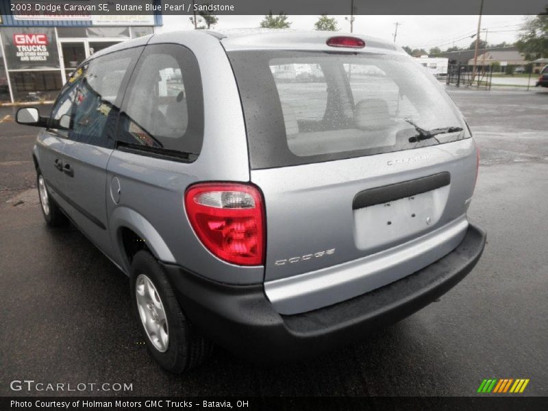 Butane Blue Pearl / Sandstone 2003 Dodge Caravan SE