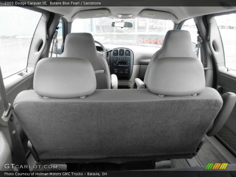 Butane Blue Pearl / Sandstone 2003 Dodge Caravan SE