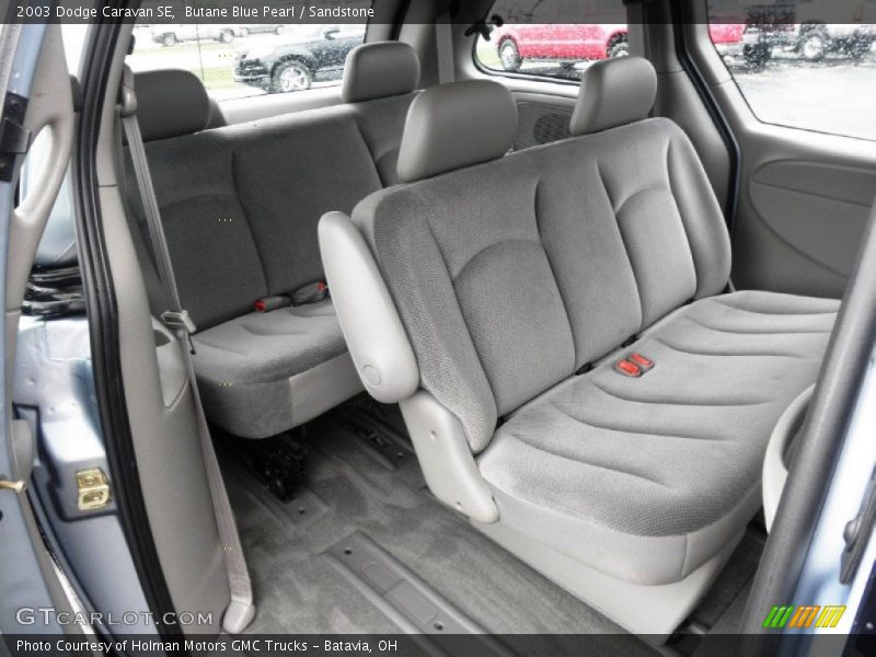 Butane Blue Pearl / Sandstone 2003 Dodge Caravan SE