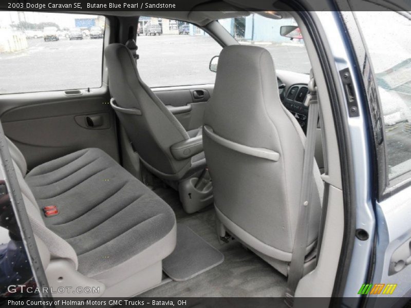 Butane Blue Pearl / Sandstone 2003 Dodge Caravan SE