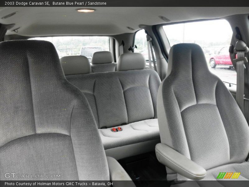 Butane Blue Pearl / Sandstone 2003 Dodge Caravan SE