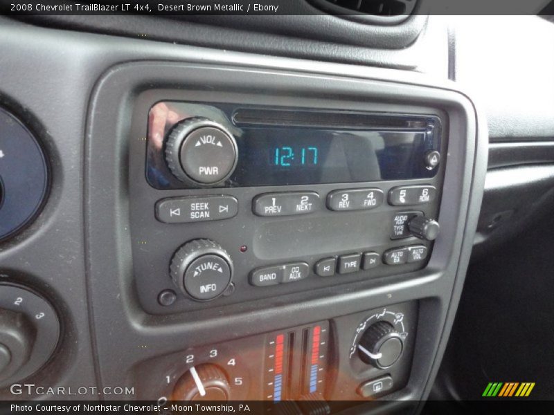 Desert Brown Metallic / Ebony 2008 Chevrolet TrailBlazer LT 4x4