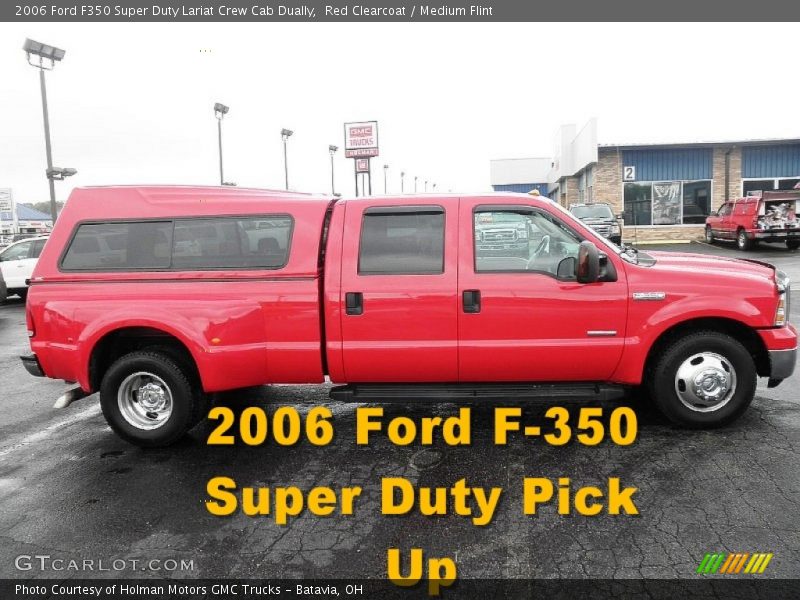 Red Clearcoat / Medium Flint 2006 Ford F350 Super Duty Lariat Crew Cab Dually