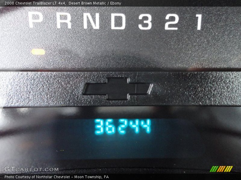 Desert Brown Metallic / Ebony 2008 Chevrolet TrailBlazer LT 4x4