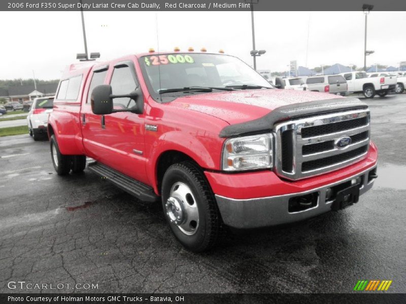 Red Clearcoat / Medium Flint 2006 Ford F350 Super Duty Lariat Crew Cab Dually