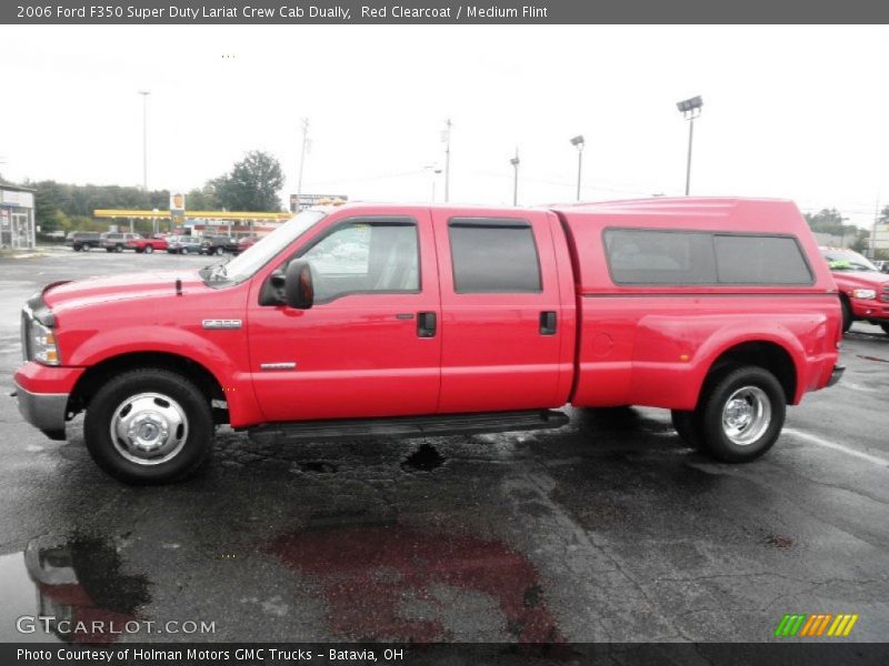 Red Clearcoat / Medium Flint 2006 Ford F350 Super Duty Lariat Crew Cab Dually