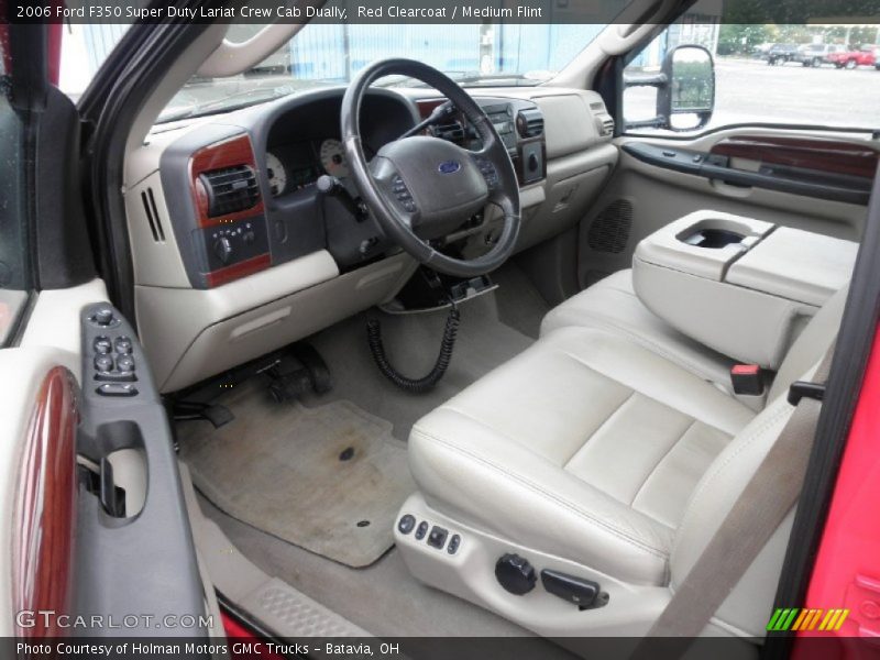  2006 F350 Super Duty Lariat Crew Cab Dually Medium Flint Interior