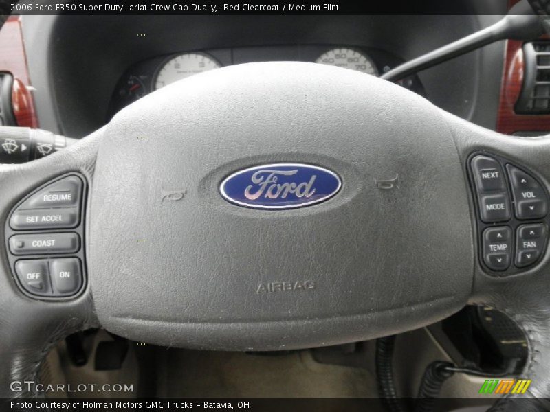 Red Clearcoat / Medium Flint 2006 Ford F350 Super Duty Lariat Crew Cab Dually