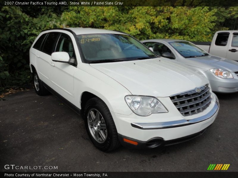 Stone White / Pastel Slate Gray 2007 Chrysler Pacifica Touring AWD