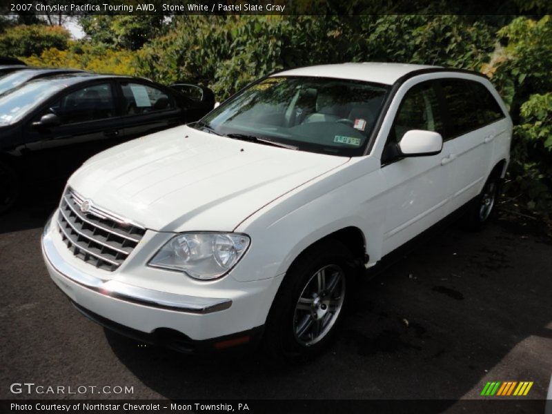 Stone White / Pastel Slate Gray 2007 Chrysler Pacifica Touring AWD