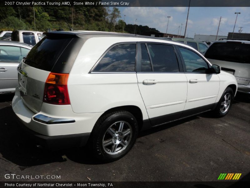 Stone White / Pastel Slate Gray 2007 Chrysler Pacifica Touring AWD