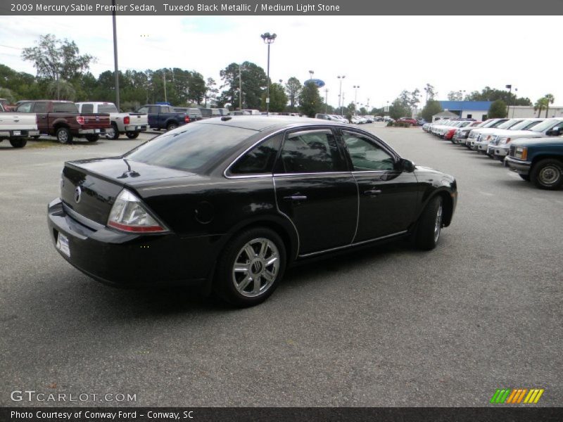 Tuxedo Black Metallic / Medium Light Stone 2009 Mercury Sable Premier Sedan