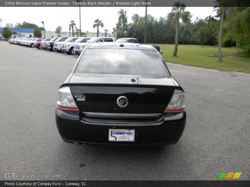 Tuxedo Black Metallic / Medium Light Stone 2009 Mercury Sable Premier Sedan