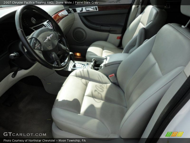 Stone White / Pastel Slate Gray 2007 Chrysler Pacifica Touring AWD