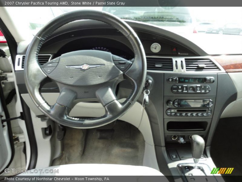 Stone White / Pastel Slate Gray 2007 Chrysler Pacifica Touring AWD
