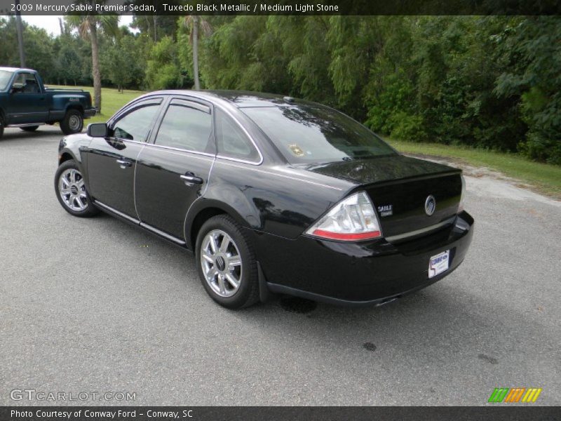 Tuxedo Black Metallic / Medium Light Stone 2009 Mercury Sable Premier Sedan