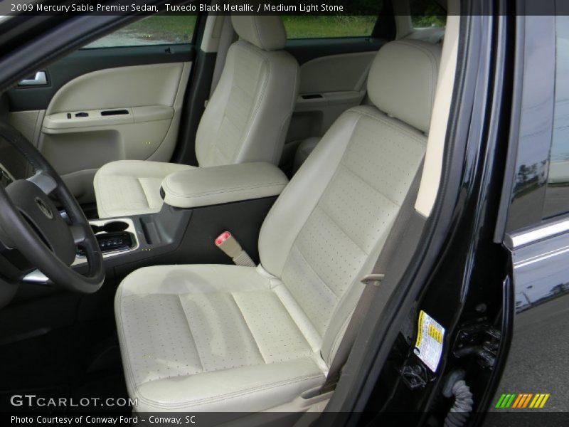 Tuxedo Black Metallic / Medium Light Stone 2009 Mercury Sable Premier Sedan