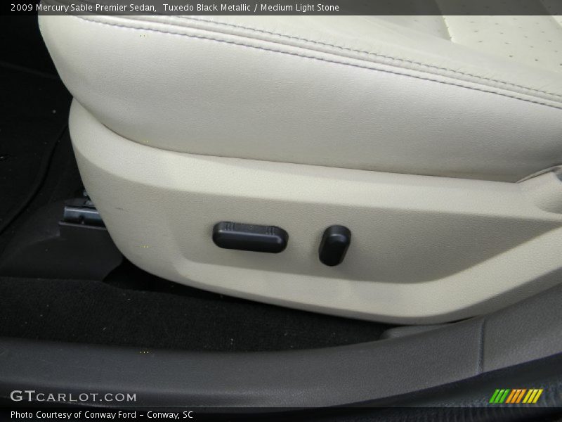 Tuxedo Black Metallic / Medium Light Stone 2009 Mercury Sable Premier Sedan