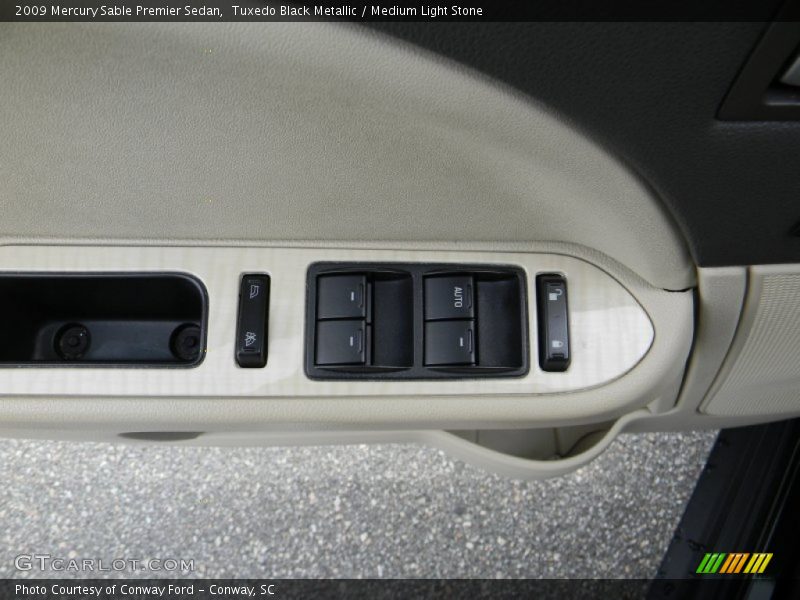 Tuxedo Black Metallic / Medium Light Stone 2009 Mercury Sable Premier Sedan