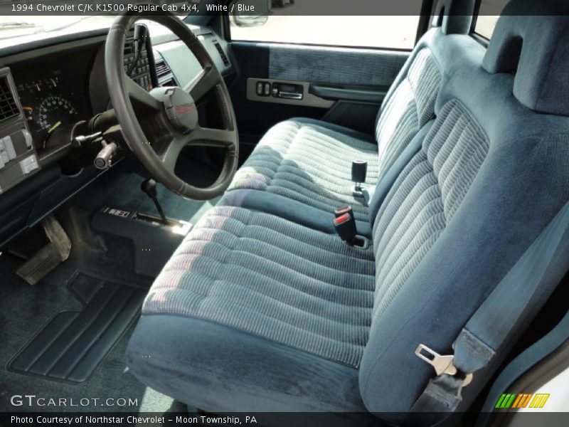  1994 C/K K1500 Regular Cab 4x4 Blue Interior